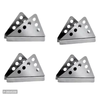 Stylish Stainless Steel Napkin Holder Heavy Quality Napkin Stand Set Of 4