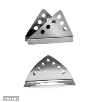 Stylish Stainless Steel Napkin Stand Set Of 2 Best Quality Holder