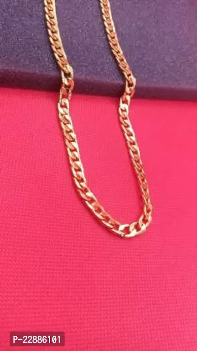 Alluring Golden Alloy Chain For Men-thumb3