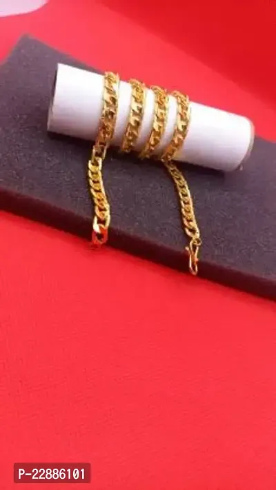Alluring Golden Alloy Chain For Men-thumb2