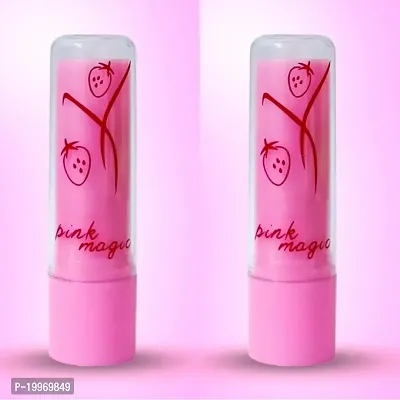 Lip Balm Pink Magic, Moisture Rich (Pack of 2)