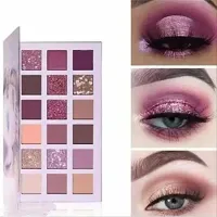 EyeShadow Palette NU DE Shade, 5in1 Makeup Brush Set, 6in1 Puff, 4in1 Liquid Lipstick  Eyeliner 36H-thumb1