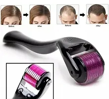 Professional Multipurpose 10 Pcs Hair Comb Set Hair Brush for Hair Cutting and Styling with Derma Roller with Micro Needles (0.5mm) Suitable for Beard, Reduces Hair Fall Easy to use-thumb2