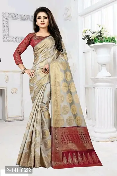 Kanjivaram Beautiful Jacquard Designer Sari-thumb0