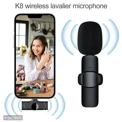 ORIGINAL ( Type C ) K8 Wireless Plug and Play Collar Mic Supported Android | K8 Wireless Mic For YouTube | K8 Wireless Microphone For YouTube-thumb2