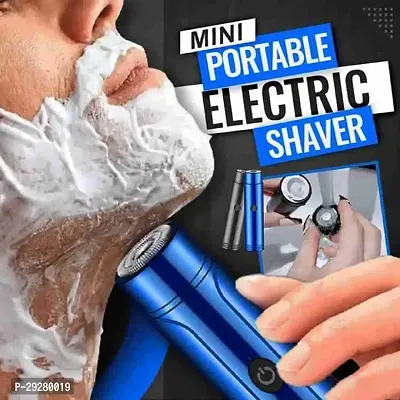Original Face Mini Hair Remover | Pocket Beard Trimmer | Mini Portable Electric Shaver | Beard Shaver | Beard Trimmer | Face Hair Remover | Mini USB Trimmer | Pain Less Hair Remover ( BLUE )-thumb2