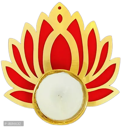 Lotus Tealight Candle Holder For Diwali Decoration And Party Decorations Pack Of 6-thumb2