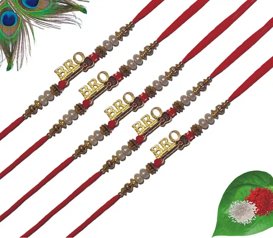 Stylish Rakhi for Brother for Rakshabandan Pack of 5