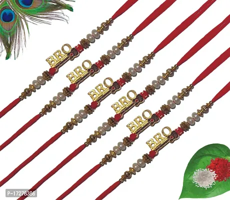 Stylish Rakhi for Brother for Rakshabandan Pack of 6-thumb0