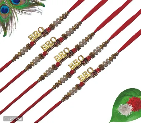 Stylish Rakhi for Brother for Rakshabandan Pack of 5-thumb0