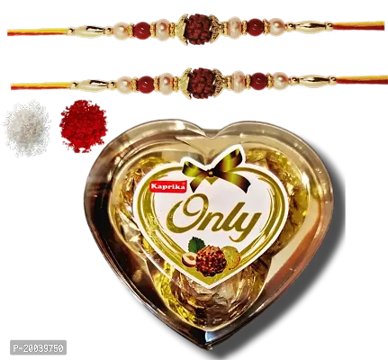 Set Of 2 Rakhi Combo For Brother Rakhi Special Gift For Brother Pack Of 2 Rakhis Rakhi For Brother With Chocolate Gift/H212