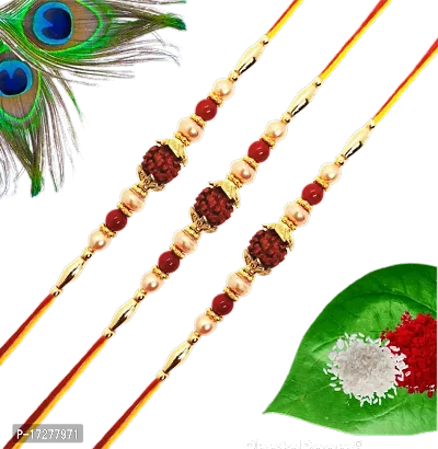 Stylish Rakhi for Brother for Rakshabandan Pack of 3-thumb0