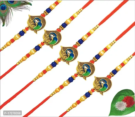 Stylish Rakhi for Brother for Rakshabandan Pack of 5