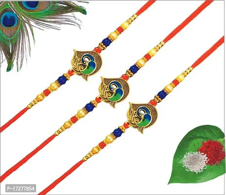 Stylish Rakhi for Brother for Rakshabandan Pack of 3-thumb0