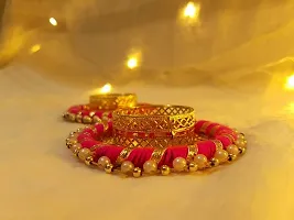 Authentic Beaded Tealight Candle Holder For Diwali and Party Decorations Pack Of 6-thumb2