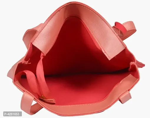 Premium PU Leather Smile Printed Combo Bag For women-thumb3