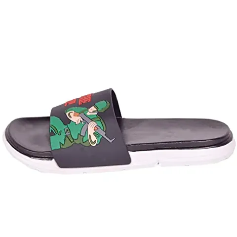 Roy variety's Men's How's the Josh Flipflop For Daily Use (black, numeric_10)