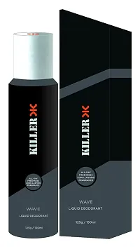 Killer Liquid Deodorant for Him - Combo of Storm, Ocean and Wave (Body Spray for Men) 150ml Each (450ml, Pack of 3)-thumb3