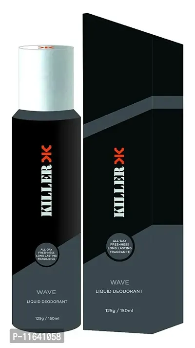 Killer Liquid Deodorant for Him - Combo of Storm, Ocean and Wave (Body Spray for Men) 150ml Each (450ml, Pack of 3)-thumb4