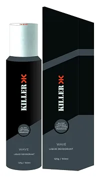Killer Liquid Deodorant - Combo of Ocean and Wave (Body Spray for Men) 150ml Each (300ml, Pack of 2)-thumb2