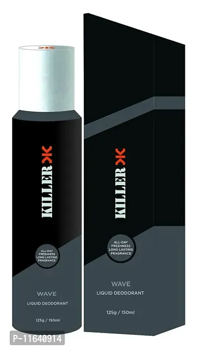 Killer Liquid Deodorant - Combo of Ocean and Wave (Body Spray for Men) 150ml Each (300ml, Pack of 2)-thumb3