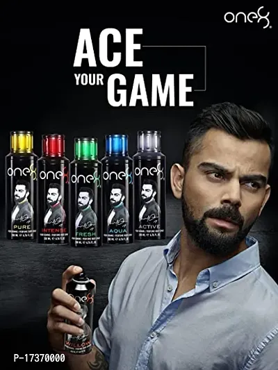 One8 by Virat Kohli Deodorant Body Spray for Men - (Pack of 6) 200ml Each 1200ml for 6-thumb2