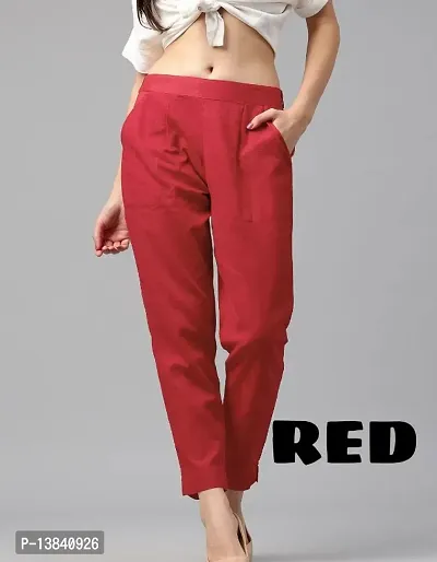 Cotton Trouser Red-thumb0