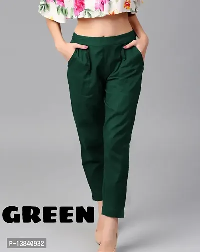 Cotton Trouser Green-thumb0