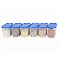 AIROMOON Transparent Oval Airtight Storage Container 1500 ML Pack of 6-thumb2