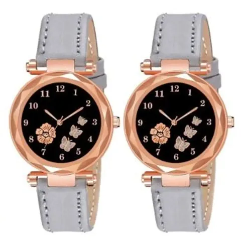 Classic Analog Watch for Women Pack of 2