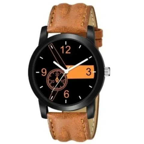 Stylish Leather Analog Watches For Men