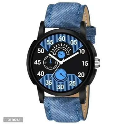 Stylish Blue Analog Watch For Men-thumb0