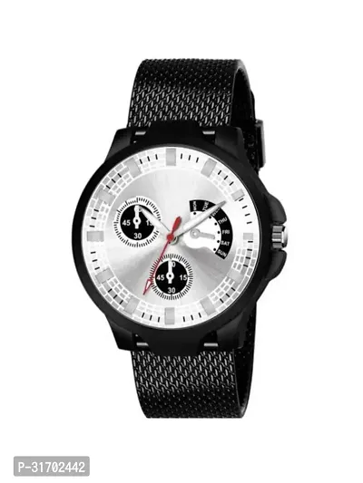 Stylish Black Analog Watch For Men-thumb0