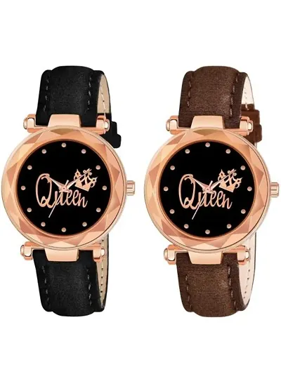 Classy Analog Watches for Women, Pack of 2