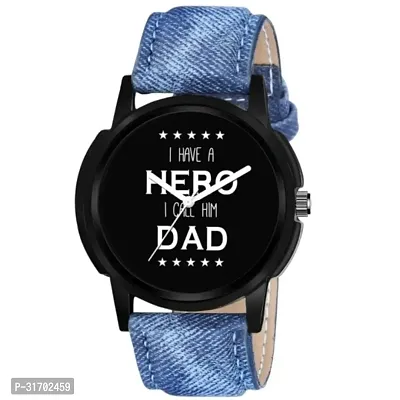 Stylish Blue Analog Watch For Men-thumb0