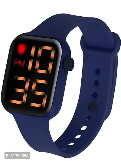 Stylish Blue Digital Watch For Men-thumb0