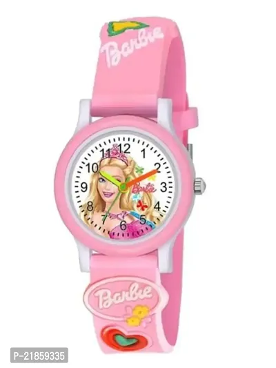 Stylish Cool Barbie Watch For Girls-thumb0