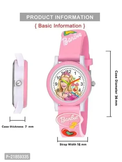Stylish Cool Barbie Watch For Girls-thumb3