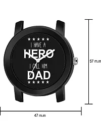 New Speed Breaker Belt With Big Hero Dad Dial All Black Waterproof Watch For Men And Boys-thumb3