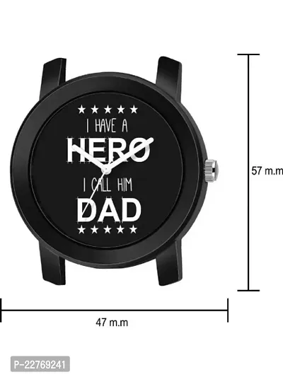 New Speed Breaker Belt With Big Hero Dad Dial All Black Waterproof Watch For Men And Boys-thumb4