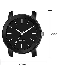 New Speed Breaker Belt With Big Size Dial All Black Waterproof Watch With King Bracelet For Men And Boys-thumb1