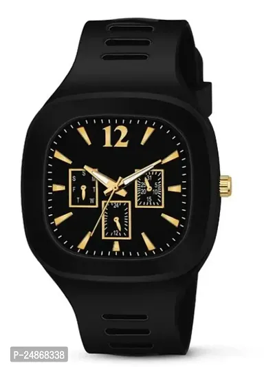 A07 Square Dial Black Miller Watch For Men-thumb0