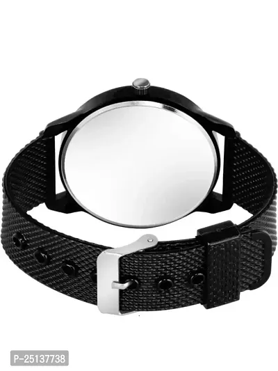 Stylish PU Belt Malakal Watch For Men  Boys-thumb2