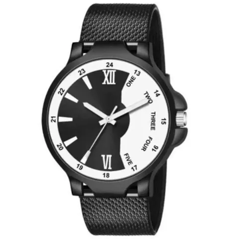 Stylish PU Analog For Men