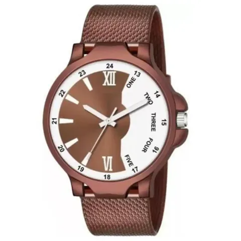 Stylish PU Analog For Men