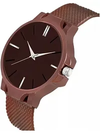 A48 Simple  Formal PU Belt Big Casado Dial Watch For Men  Women-thumb3