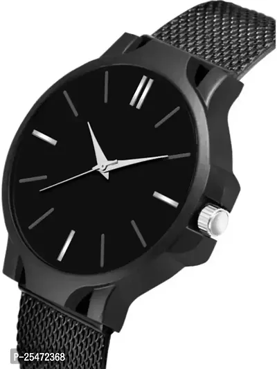 A48 Simple  Formal PU Belt Big Casado Dial Watch For Men  Women-thumb4