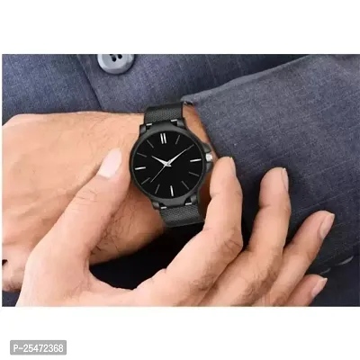 A48 Simple  Formal PU Belt Big Casado Dial Watch For Men  Women-thumb2