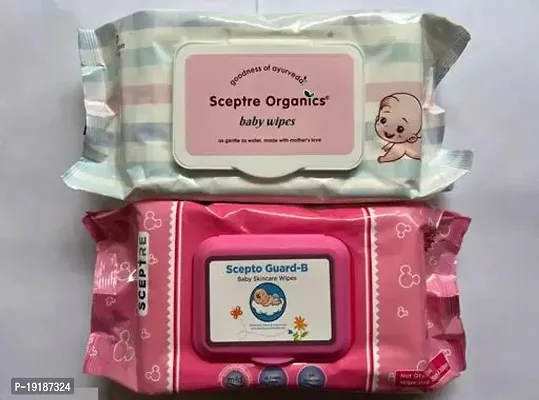 Sceptre Organic Baby Wipes Combo Pack (2)