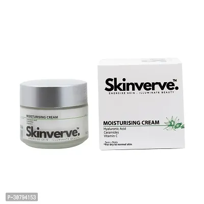 Natural Moisturizing Cream - Face And Body Cream For Dry To Normal Skin With Hyaluronic Acid, Ceramides, And Vitamin C